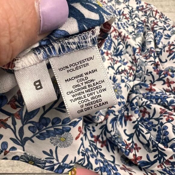 Loft floral field utility button down shirt - Picture 7 of 8